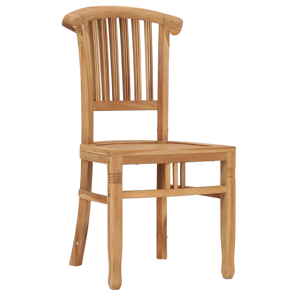 vidaXL 3 Piece Garden Dining Set Solid Teak Wood - OLBRIT