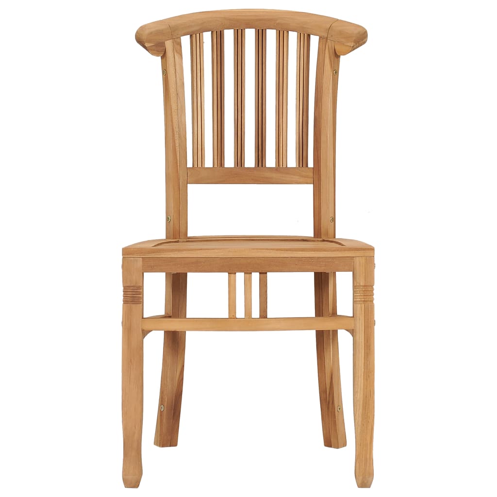 vidaXL 3 Piece Garden Dining Set Solid Teak Wood - OLBRIT