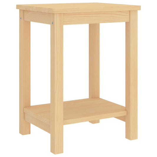 Bedside Cabinet Light Wood 35x30x47 cm Solid Pinewood - OLBRIT