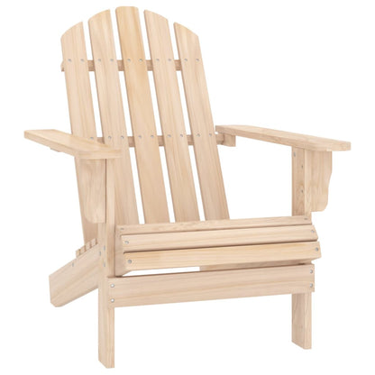 Garden Adirondack Chair with Table Solid Fir Wood - OLBRIT