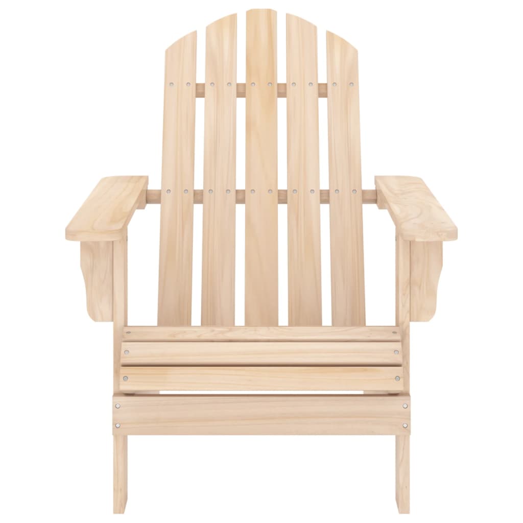 Garden Adirondack Chair with Table Solid Fir Wood - OLBRIT