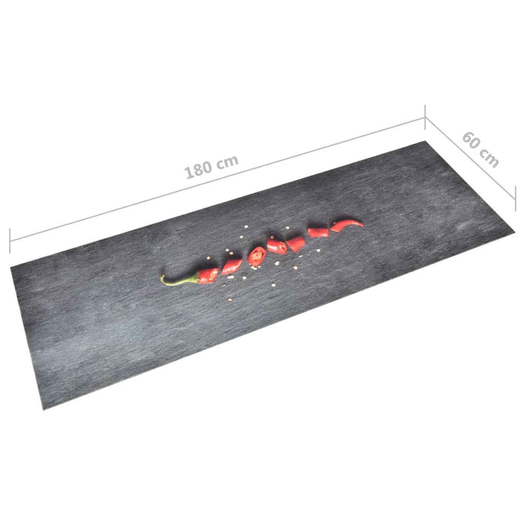 Kitchen Carpet Washable Pepper 60x180 cm - OLBRIT