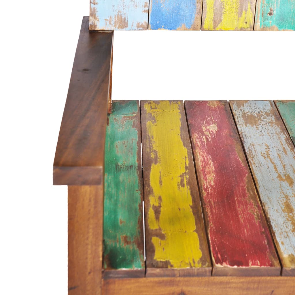 Bench 115 cm Solid Reclaimed Wood - OLBRIT