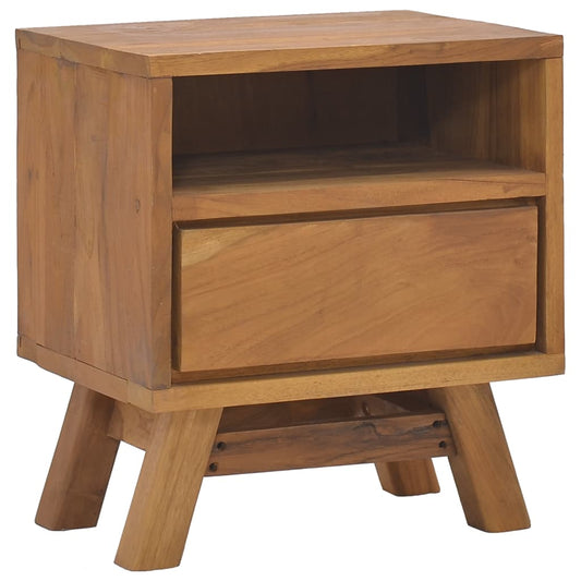 Bedside Cabinet 40x30x45 cm Solid Teak Wood - OLBRIT