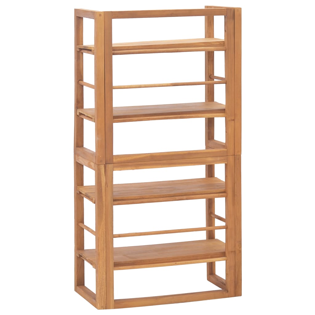 vidaXL Shelving Unit 60x30x120 cm Solid Teak Wood - OLBRIT