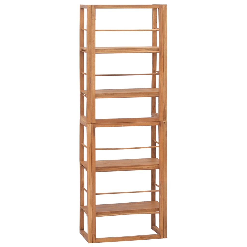 Shelving Unit 60x30x180 cm Solid Teak Wood - OLBRIT