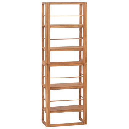 Shelving Unit 60x30x180 cm Solid Teak Wood - OLBRIT