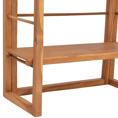 Shelving Unit 60x30x180 cm Solid Teak Wood - OLBRIT