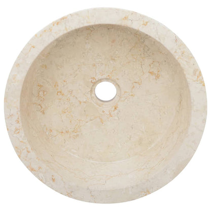 Cream Marble Wash Basin | OLBRIT