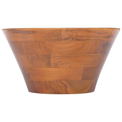 Basin Solid Teak Wood Φ40x20 cm - OLBRIT
