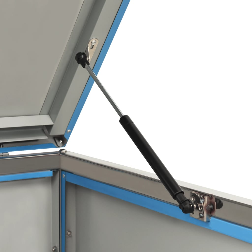Stainless Steel Quadruple Wheelie Bin Shed - OLBRIT