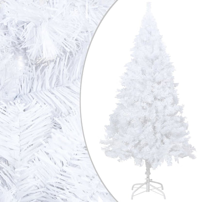 Artificial Christmas Tree with Thick Branches White 120 cm PVC - OLBRIT