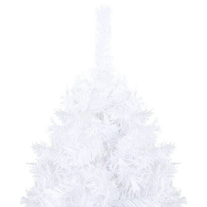 Artificial Christmas Tree with Thick Branches White 120 cm PVC - OLBRIT