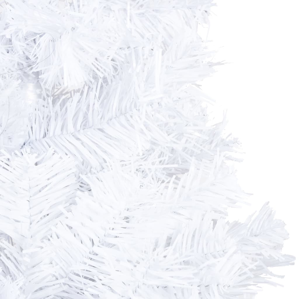 Artificial Christmas Tree with Thick Branches White 120 cm PVC - OLBRIT