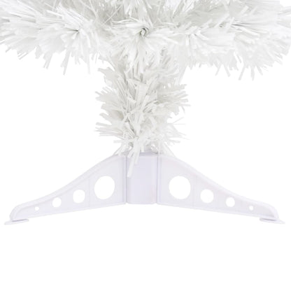Artificial Pre-lit Christmas Tree White 64 cm Fibre Optic - OLBRIT