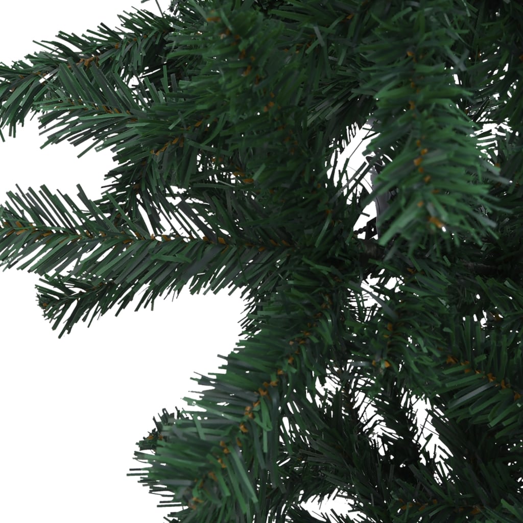 Upside-down Artificial Christmas Tree with Stand Green 210 cm - OLBRIT