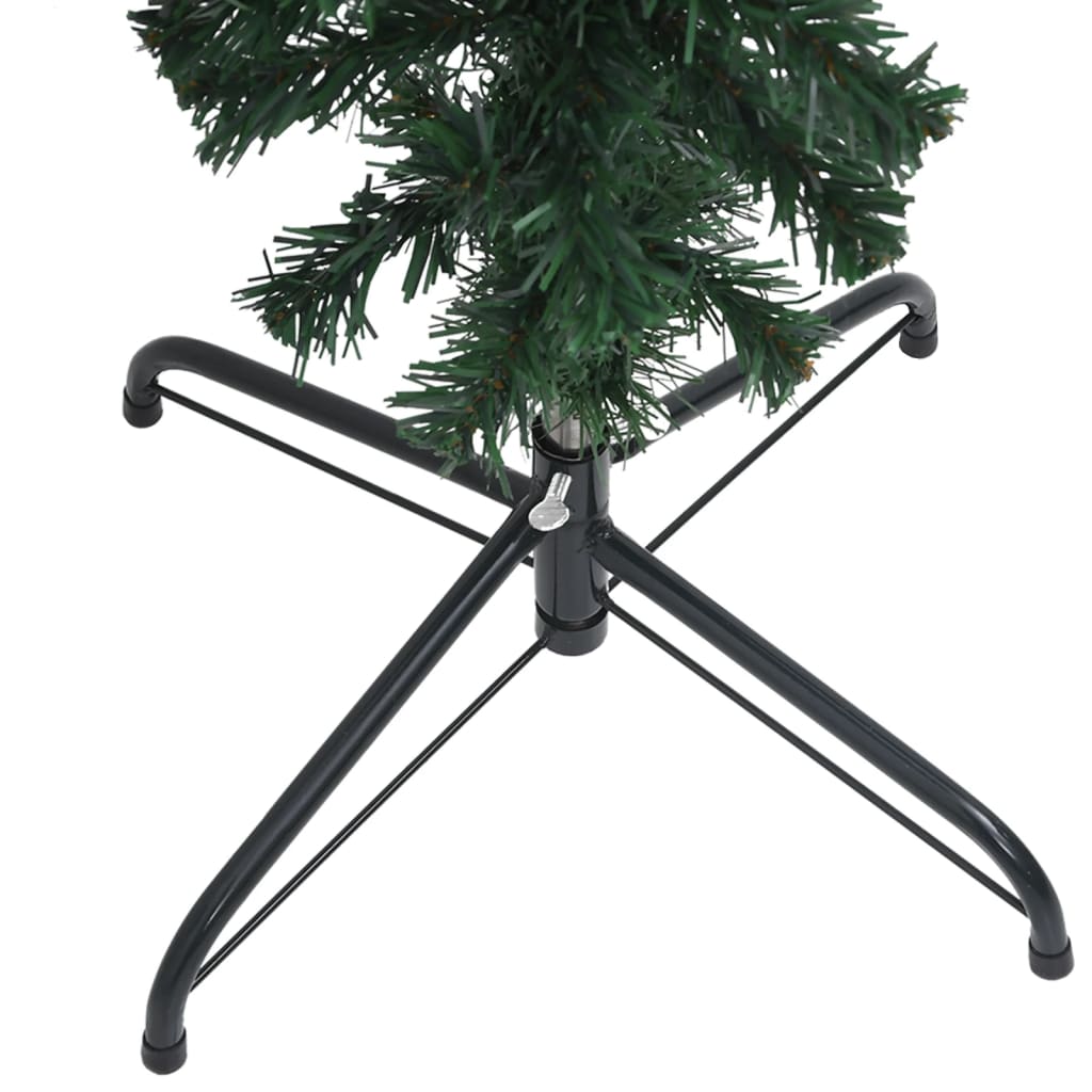Upside-down Artificial Christmas Tree with Stand Green 210 cm - OLBRIT