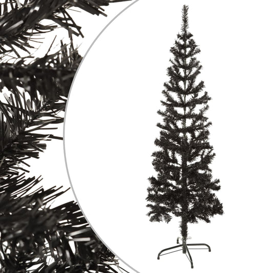 Slim Christmas Tree Black 150 cm - OLBRIT