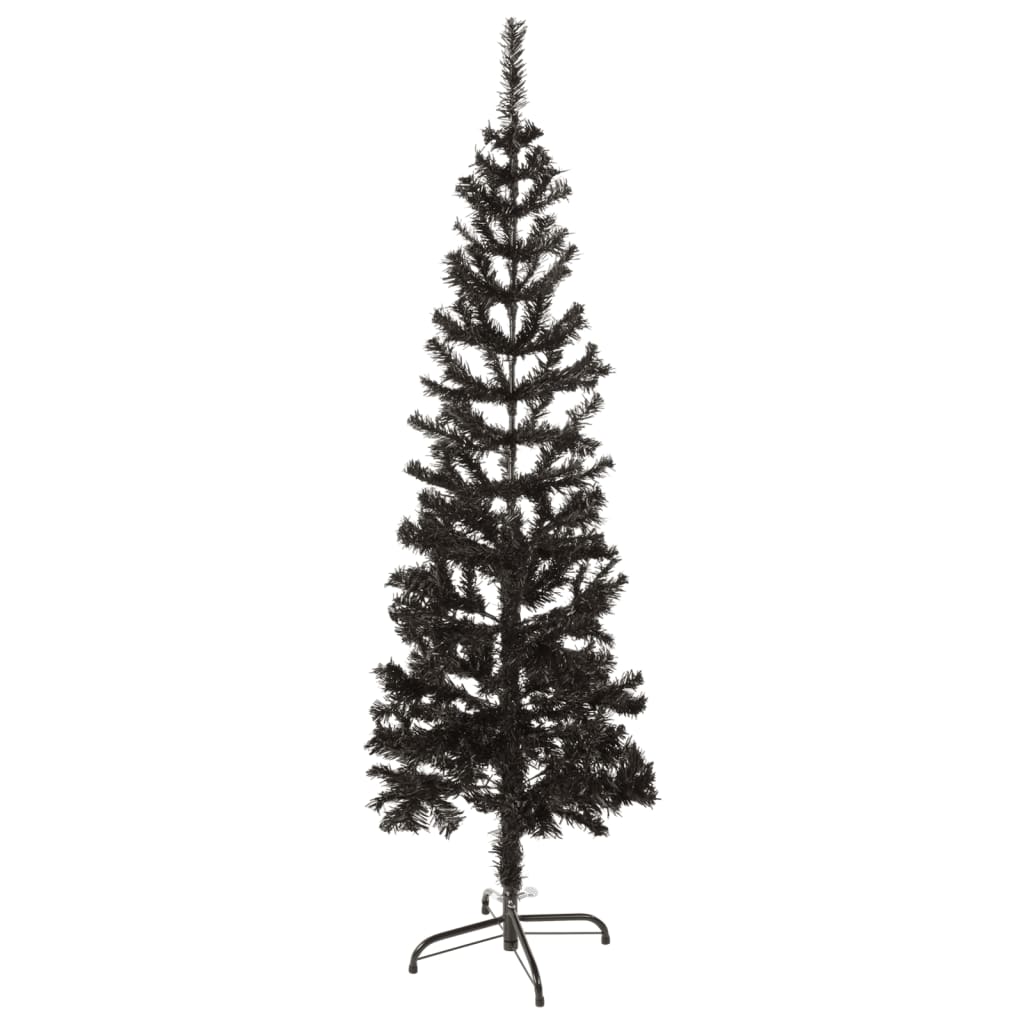 Slim Christmas Tree Black 150 cm - OLBRIT