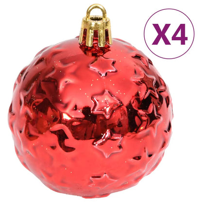 70 Piece Christmas Bauble Set Gold and Red - OLBRIT