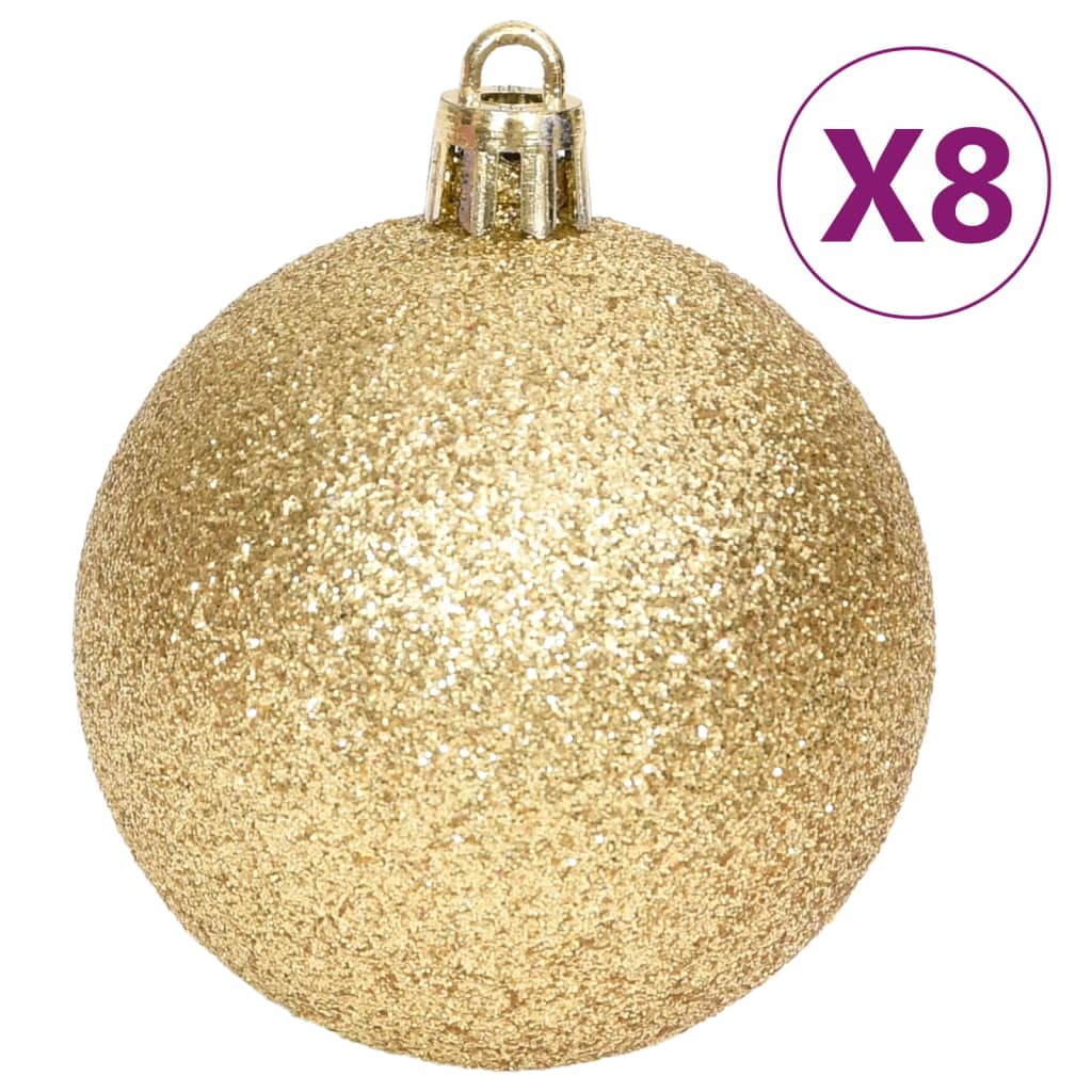 70 Piece Christmas Bauble Set Gold and Red - OLBRIT