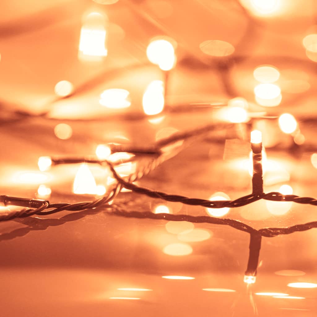 LED String with 300 LEDs Warm White 30 m PVC - OLBRIT