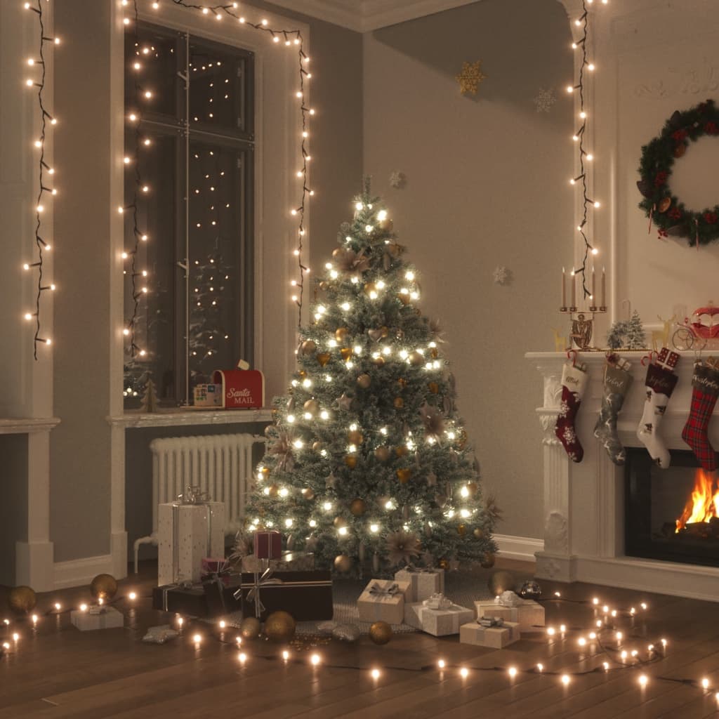 LED String with 300 LEDs Warm White 30 m PVC - OLBRIT
