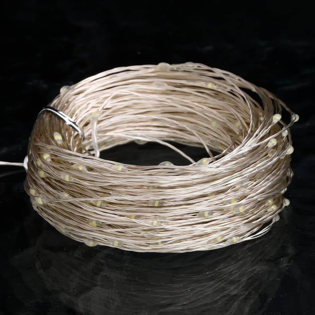 LED String with 150 LEDs Cold White 15 m - OLBRIT