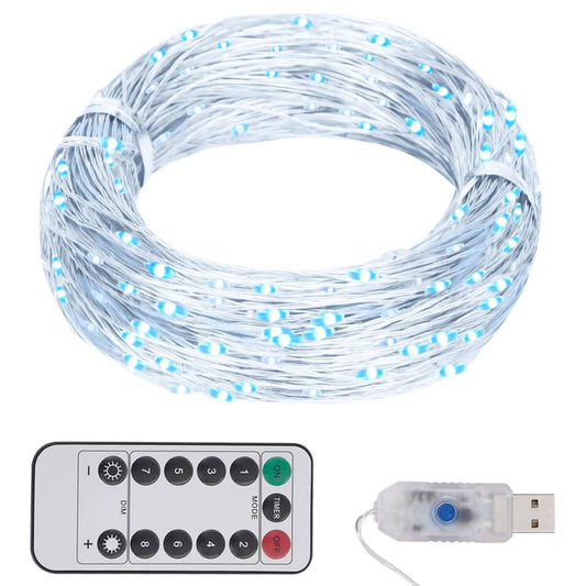 LED String with 300 LEDs Cold White 30 m - OLBRIT