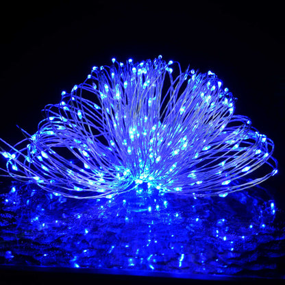 LED String with 150 LEDs Blue 15 m - OLBRIT