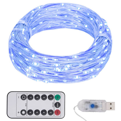 LED String with 300 LEDs Blue 30 m - OLBRIT