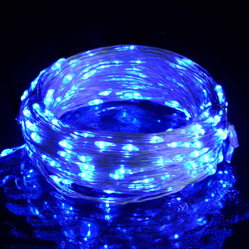 LED String with 300 LEDs Blue 30 m - OLBRIT