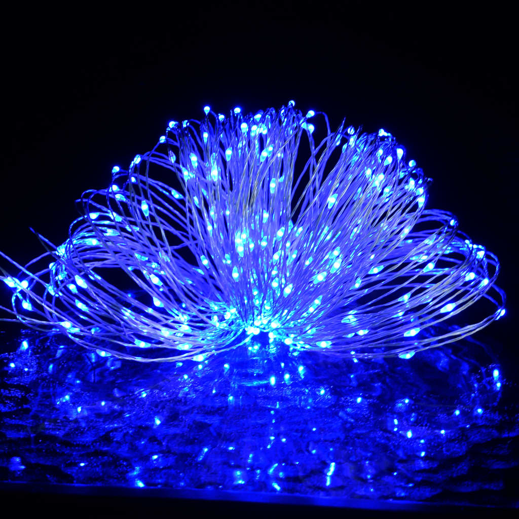 LED String with 300 LEDs Blue 30 m - OLBRIT