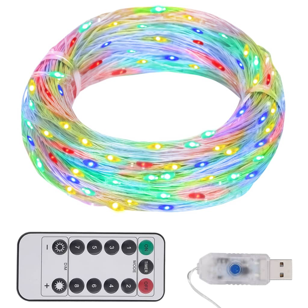 LED String with 150 LEDs Multicolour 15 m - OLBRIT