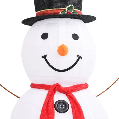 Decorative Christmas Snowman Figure LED Luxury Fabric 180cm - OLBRIT