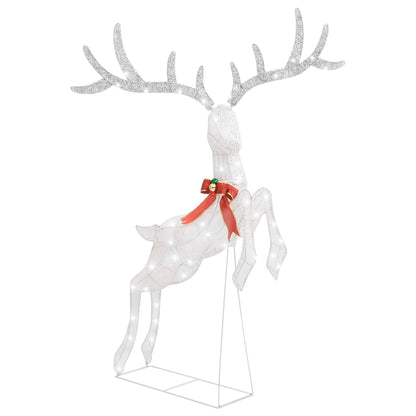 Flying Reindeer Christmas Decoration 120 LEDs White Cold White - OLBRIT