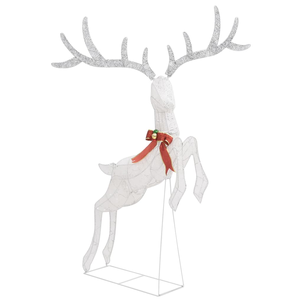 Flying Reindeer Christmas Decoration 120 LEDs White Cold White - OLBRIT