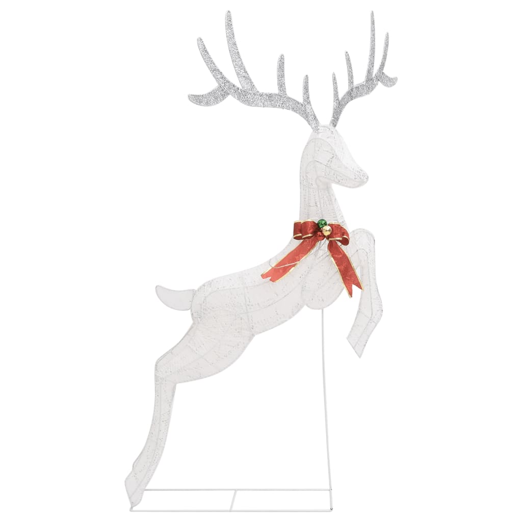 Flying Reindeer Christmas Decoration 120 LEDs White Cold White - OLBRIT