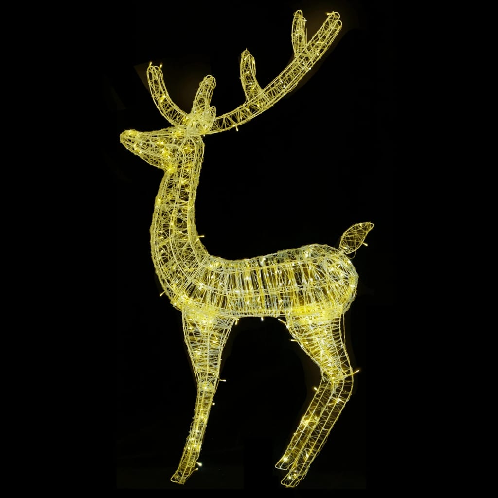 XXL Acrylic Christmas Reindeer 250 LED 180 cm Warm White - OLBRIT