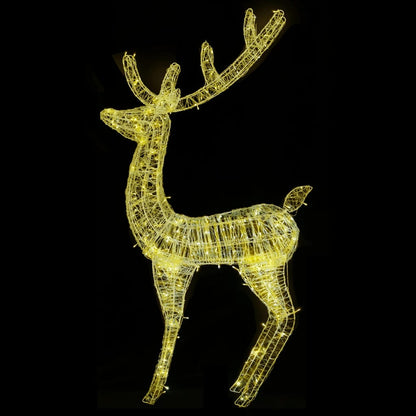 XXL Acrylic Christmas Reindeer 250 LED 180 cm Warm White - OLBRIT