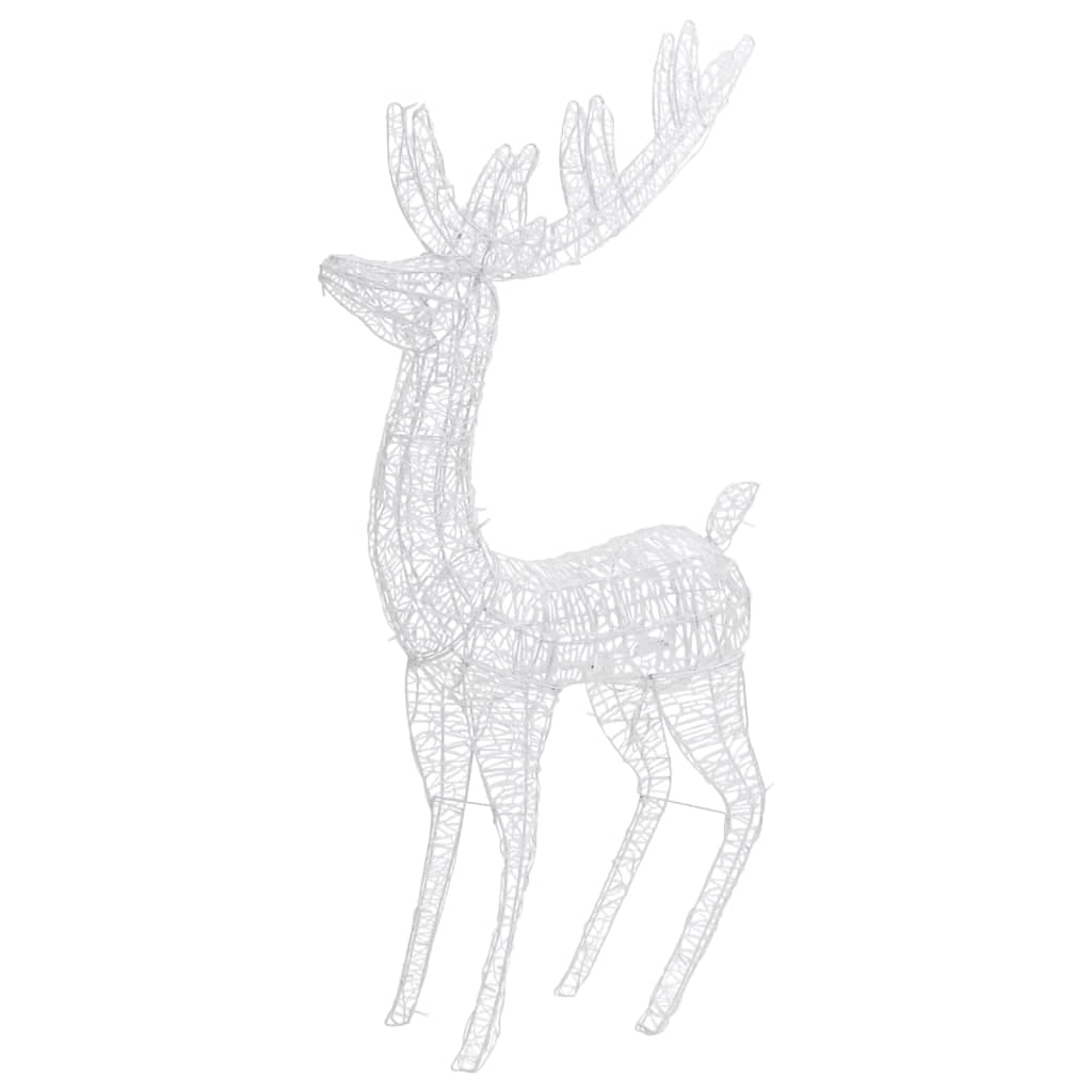 XXL Acrylic Christmas Reindeer 250 LED 180 cm Warm White - OLBRIT