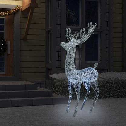 XXL Acrylic Christmas Reindeer 250 LED 180 cm Cold white - OLBRIT