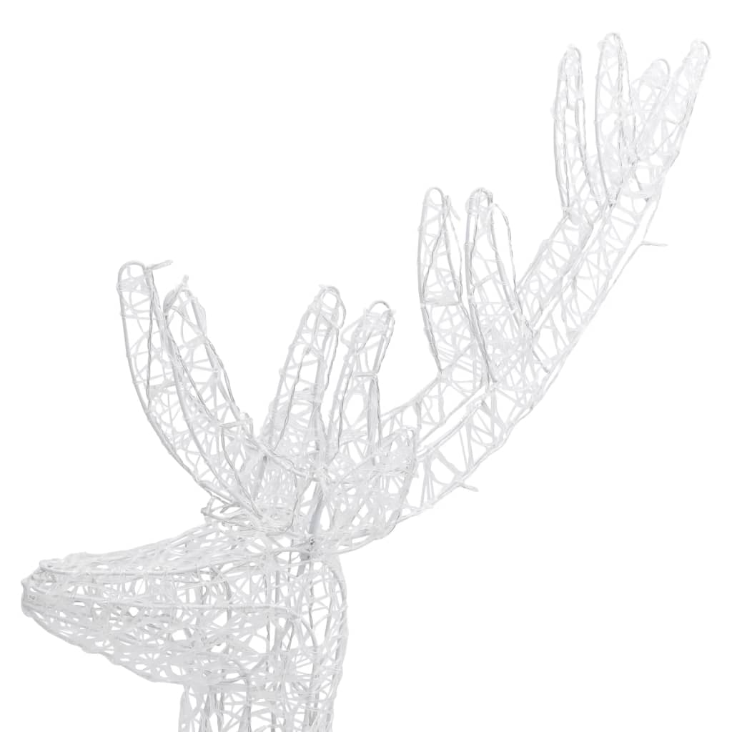 XXL Acrylic Christmas Reindeer 250 LED 180 cm Cold white - OLBRIT