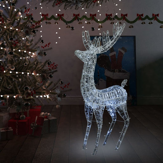 XXL Acrylic Christmas Reindeer 250 LED 180 cm Cold white - OLBRIT