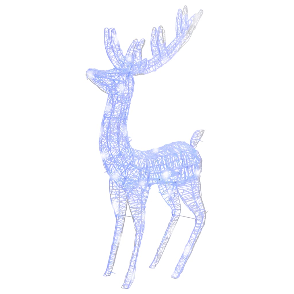 XXL Acrylic Christmas Reindeer 250 LED 180 cm Blue - OLBRIT