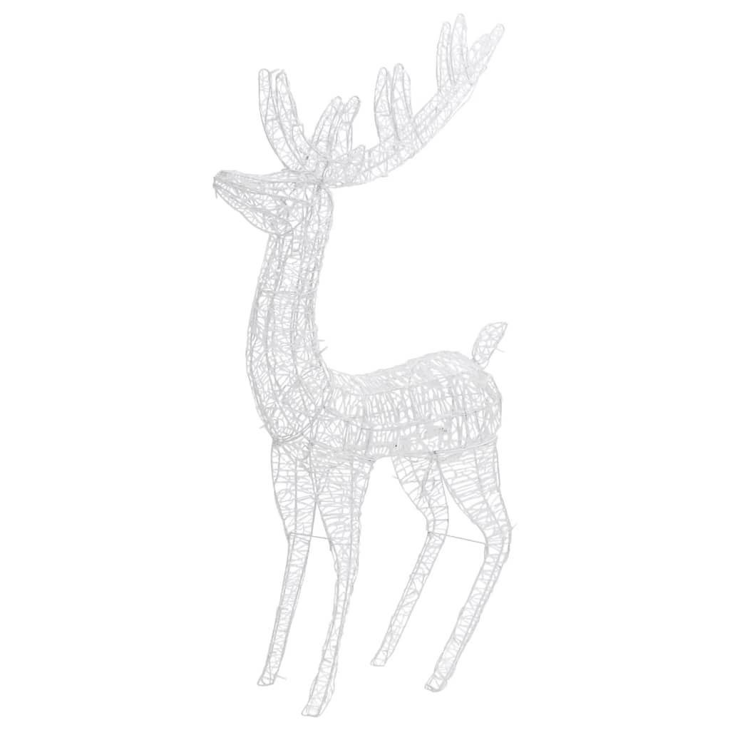 XXL Acrylic Christmas Reindeer 250 LED 180 cm Blue - OLBRIT