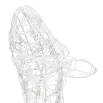 Acrylic Reindeer Family Christmas Decoration 160 LED Cold White - OLBRIT