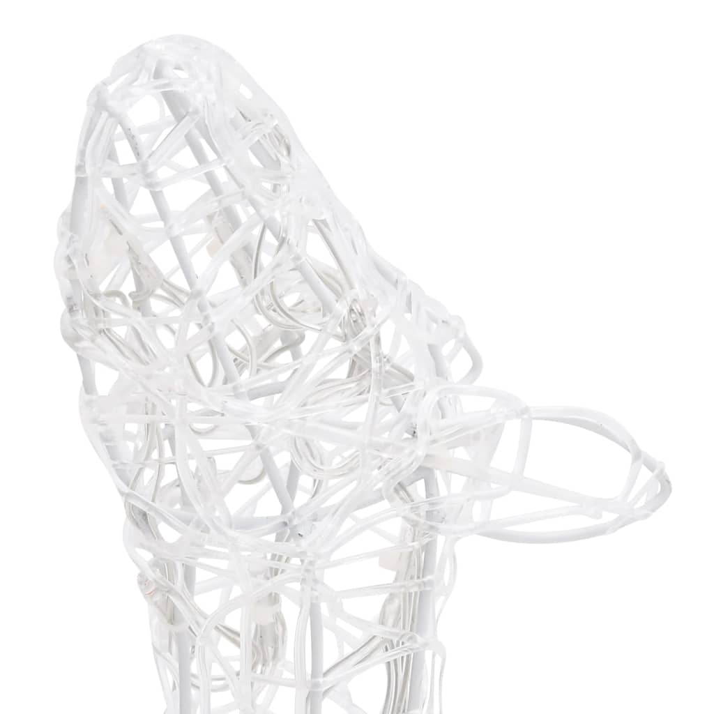 Acrylic Reindeer Family Christmas Decoration 300 LED Cold White - OLBRIT