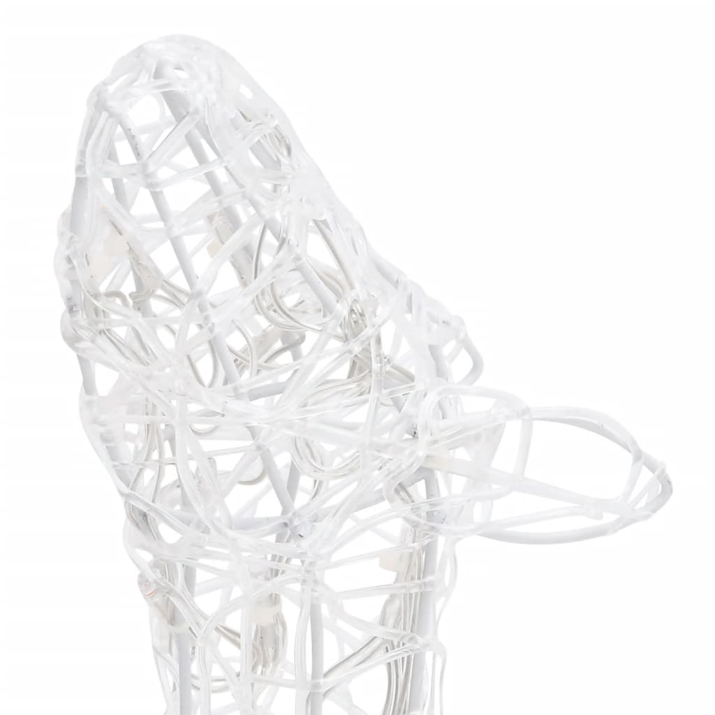 Acrylic Reindeer Family Christmas Decoration 300 LED Colourful - OLBRIT