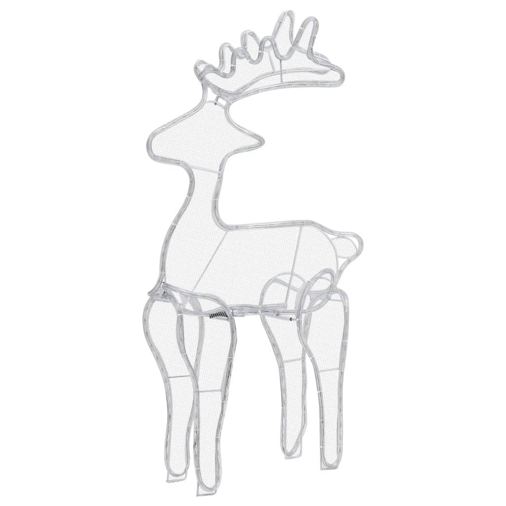Reindeer Christmas Decoration with Mesh 306 LEDs 60x24x89cm - OLBRIT